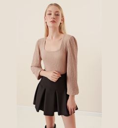 Снимка на Bigdart 0442 Long Sleeve Blouse - Beige