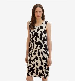 Снимка на Black and Cream Women Patterned Dress Tom Tailor - Women