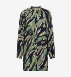 Снимка на Black and Green Ladies Patterned Dress Fransa - Women