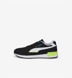 Снимка на Black and white men's sneakers with suede finish Puma Graviton - Men