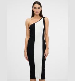 Снимка на Black and white women's midi dress ORSAY - Women's