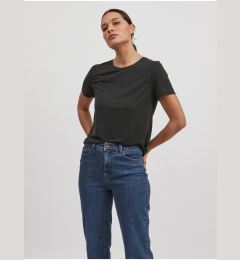 Снимка на Black basic T-shirt VILA Modala - Women