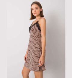 Снимка на Black-beige dress with patterns by Elessa RUE PARIS