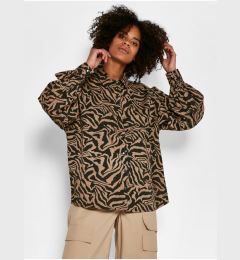 Снимка на Black-Beige Patterned Shirt Noisy May Loone - Women