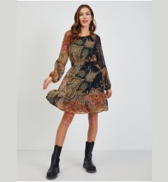 Снимка на Black-brown women's patterned dress ORSAY - Women