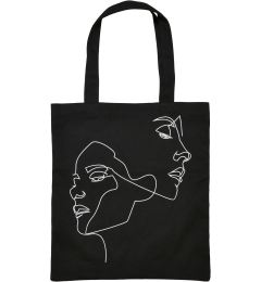 Снимка на Black canvas bag One Line