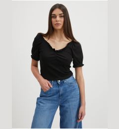 Снимка на Black Crop Top Pieces Tegan - Women
