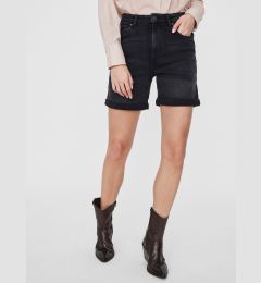 Снимка на Black denim shorts VERO MODA Joana - Women's