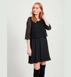 Снимка на Black dress with lace VILA Lovia - Women