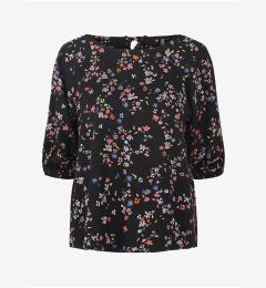 Снимка на Black Floral Blouse Pieces Lala - Women