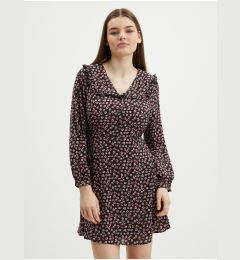 Снимка на Black floral dress ONLY Rosa - Women