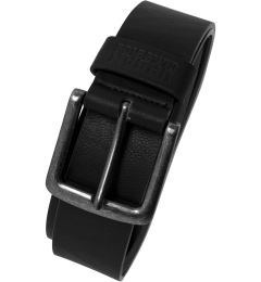 Снимка на Black imitation leather belt