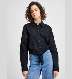 Снимка на Black Ladies Patterned Tie Shirt Guess - Women