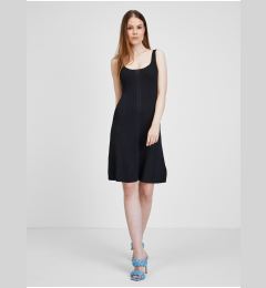 Снимка на Black Ladies Ribbed Dress Guess Lucille - Ladies
