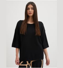 Снимка на Black Loose Blouse with Neckline Noisy May City - Women