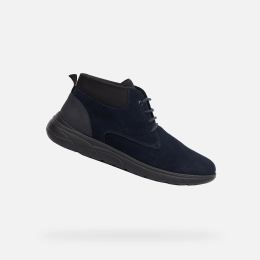 Снимка на Black men's casual shoes Geox Portello - Men