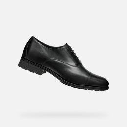 Снимка на Black men's formal shoes Geox Walk Pleasure F - Men's