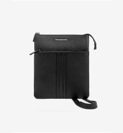 Снимка на Black Men's Leather Crossbody Bag Geox - Men