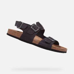 Снимка на Black men's sandals Geox Ghita - Men's