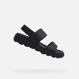 Снимка на Black men's sandals Geox Spherica EC6 - Men's