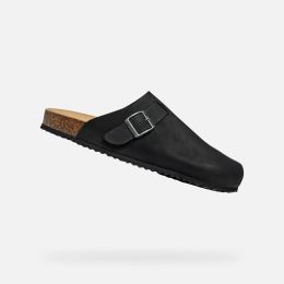 Снимка на Black men's slippers Geox Ghita - Men's