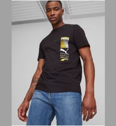 Снимка на Black men's T-shirt Puma - Men's