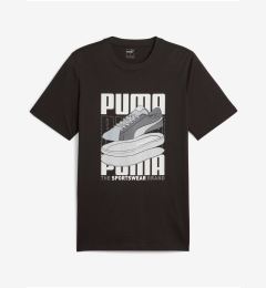 Снимка на Black men's T-shirt Puma Sneaker - Men's