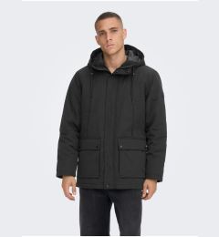 Снимка на Black men's winter jacket ONLY & SONS Jayden - Men's