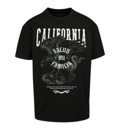 Снимка на Black oversize T-shirt La Familia Heavy