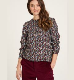 Снимка на Black-pink floral blouse Tranquillo - Women