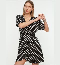 Снимка на Black polka dot dress Trendyol - Women