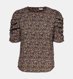 Снимка на Black-purple floral blouse JDY Mia - Ladies
