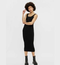 Снимка на Black Sheath Midi Dress Pieces Kitte - Women