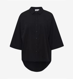 Снимка на Black shirt with extended back Fransa - Women
