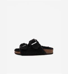 Снимка на Black Slippers with Faux Fur Replay - Ladies