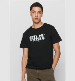 Снимка на Black T-shirt Flower Pray Tee