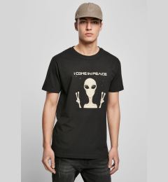 Снимка на Black T-shirt I Come In Peace