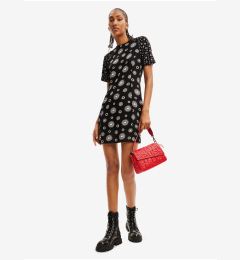 Снимка на Black Women Patterned Dress Desigual Nueva York - Women