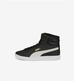 Снимка на Black women's ankle leather sneakers Puma Vikky V3 - Women's