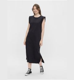 Снимка на Black women's basic maxi dress Pieces Chilli - Women's