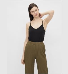 Снимка на Black Women's Basic Tank Top Pieces Sirene - Women