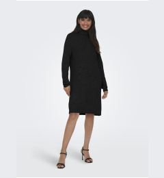 Снимка на Black women's brindle sweater dress ONLY Silly - Women