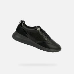 Снимка на Black Women's Geox Alleniee Sneakers - Women's
