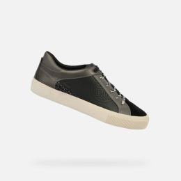 Снимка на Black Women's Geox Emmeleny Sneakers - Women's