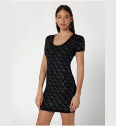 Снимка на Black women's knitted short dress Guess - Women's