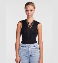 Снимка на Black Women's Lace Bodysuit Pieces Ilu - Women's
