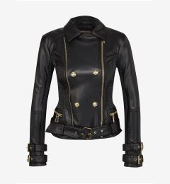 Снимка на Black women's leather jacket Guess - Women's