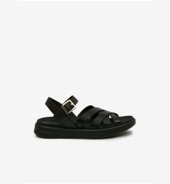 Снимка на Black women's leather sandals Geox - Women's