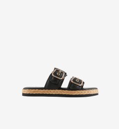 Снимка на Black women's leather slippers Högl Elsa - Women's