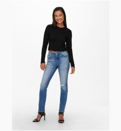 Снимка на Black women's long-sleeved T-shirt ONLY Kitty - Women's